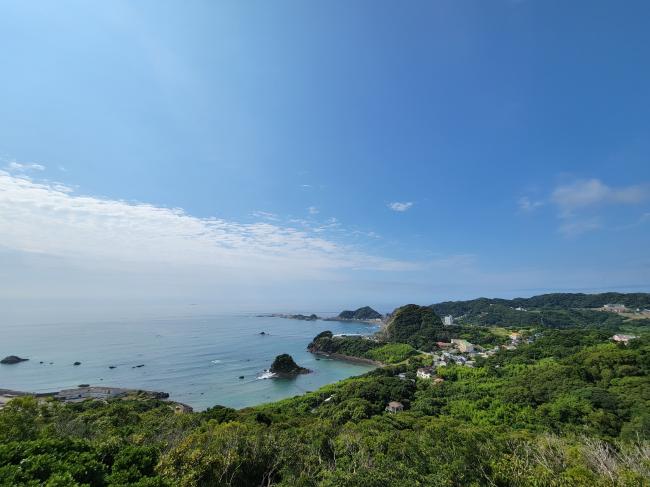魚見塚一戦場公園からの風景写真（鴨川松島）