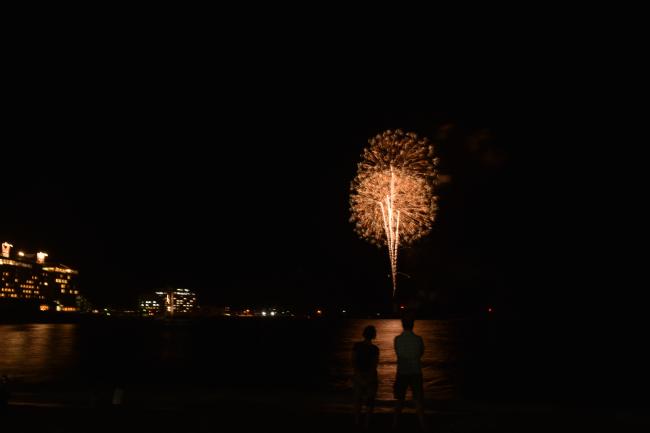 連夜の花火IN天津小湊2023の打ち上げ花火4