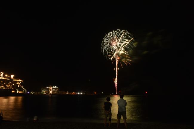 連夜の花火IN天津小湊2023の打ち上げ花火5