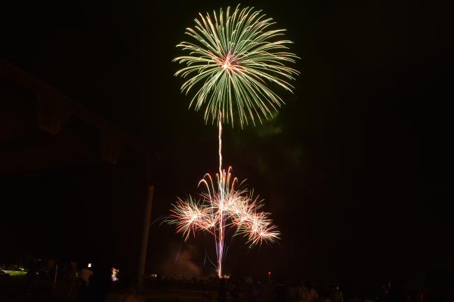 連夜の花火IN天津小湊2023の打ち上げ花火11