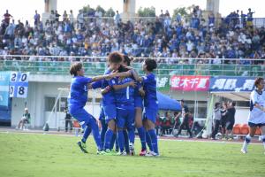 オルカ鴨川FCの初優勝の瞬間