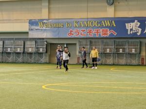 守備練習の様子