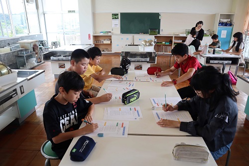 すうじパズルを学習している様子1