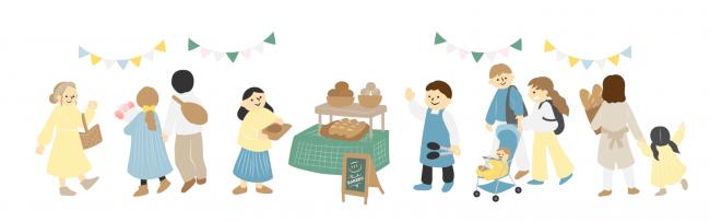 マーケットのイラスト