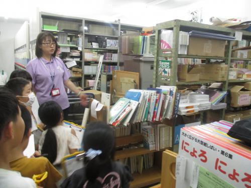 バックヤードの見学
