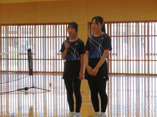 ソフトテニス部の意見表明