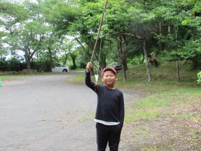 ざりがにつりのようすさん
