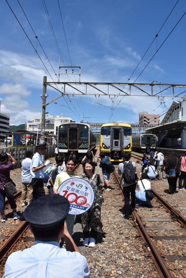 電留線内での撮影会