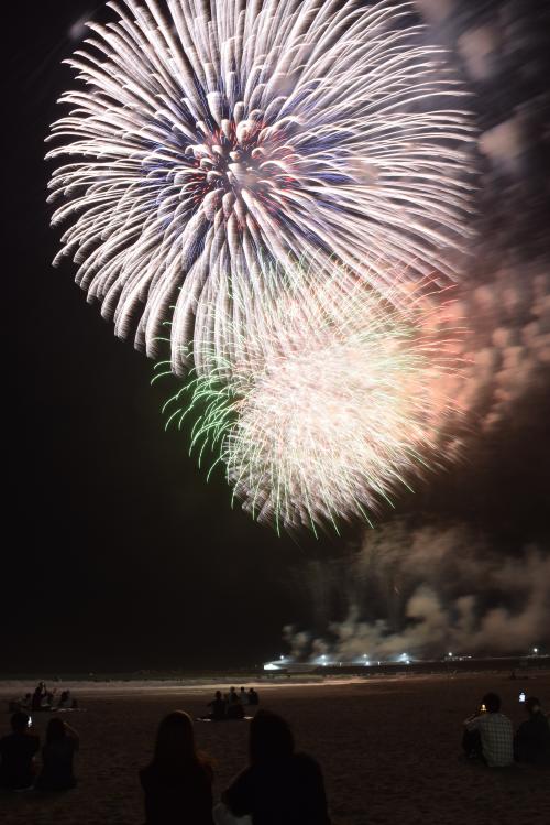鴨川市民花火大会の打ち上げ花火の写真9