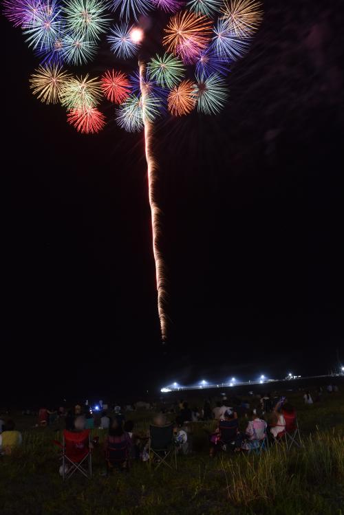 鴨川市民花火大会の打ち上げ花火の写真11