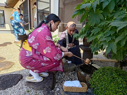 つくばい体験4