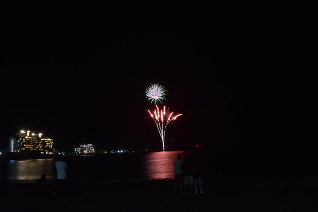 連夜の花火 IN 天津小湊の花火の写真1