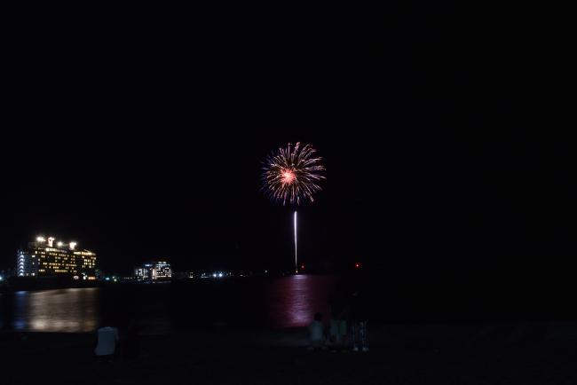 連夜の花火IN天津小湊の花火の写真2