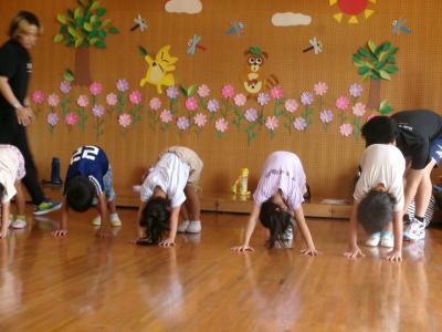 牛のポーズできたよ！（ウェルカモkids）