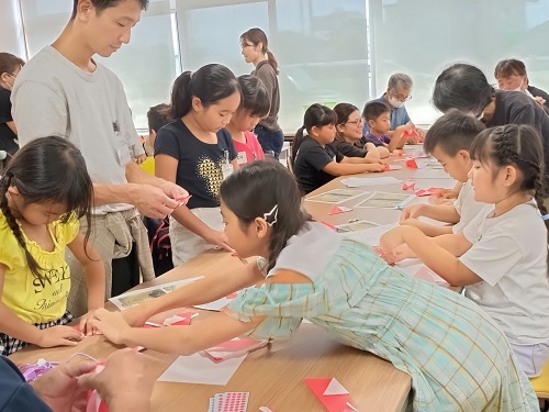 折り紙交換会の様子3