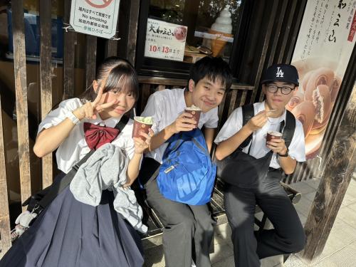 休憩中