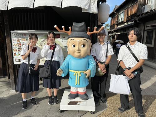 せんとくんと記念写真