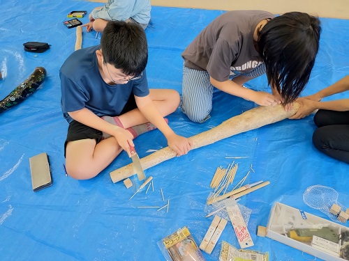 長ヒョウタンアート作成5