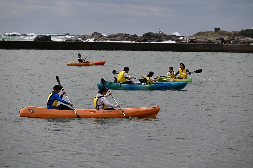 シーカヤックの様子