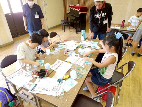 シーグラスアート体験