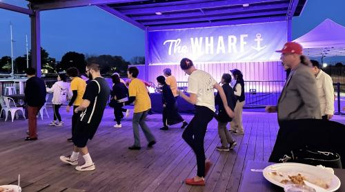 The Wharfでラインダンス交流