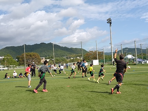 タグラグビーの様子（３年生～６年生）6