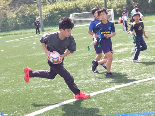 タグラグビーの様子（３年生～６年生）7