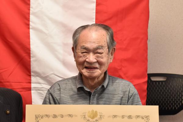 笑顔の 川崎 一彦 さん