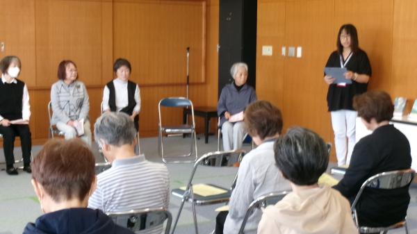 図書館職員によるはじめの挨拶