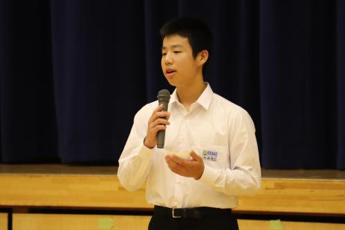 生徒会長の話