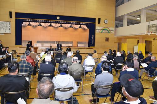 長狭学園の会場の様子