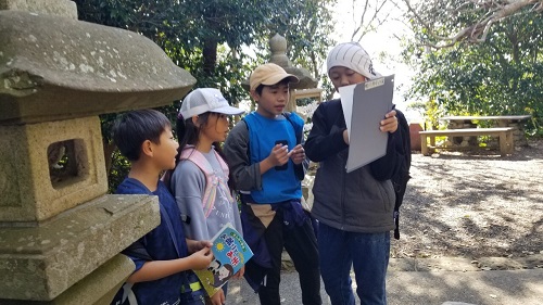 ウォークラリー大会の様子1