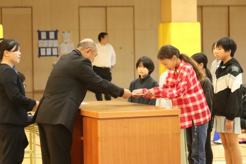 走り高跳び2位の表彰