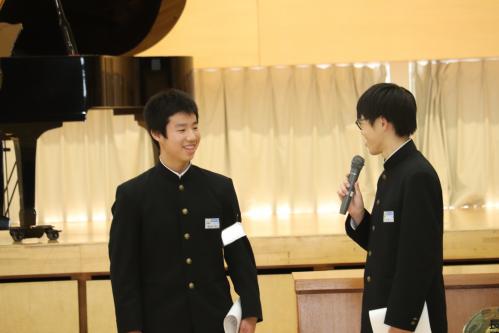 旧副会長から旧会長へ感謝