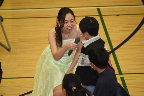 高学年児童も感想を述べる