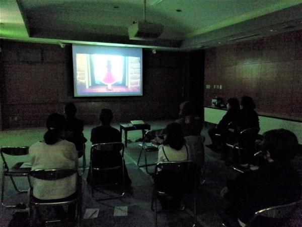 映画上映の様子