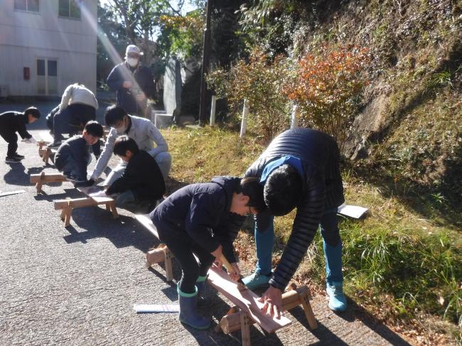 野鳥の巣箱作成会２