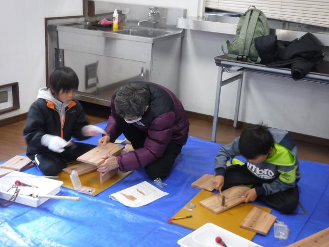 野鳥の巣箱作成会６