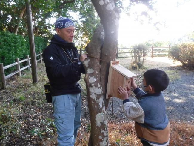 野鳥の巣箱作成会７
