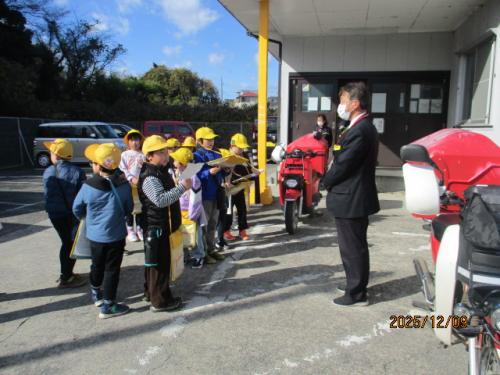 局長さんからお話を聞く