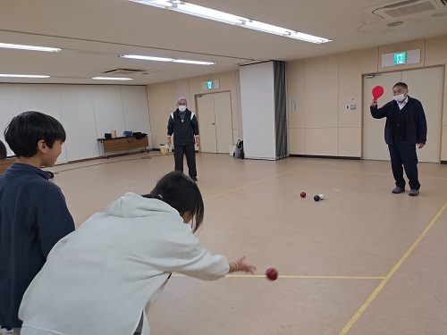ボッチャ講習の様子4
