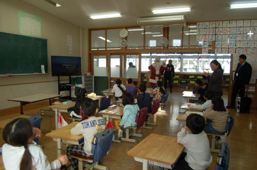 サンタさん入場