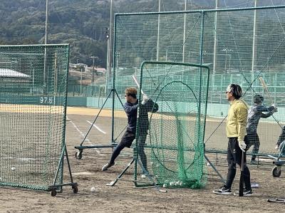 野球選手のバッティング
