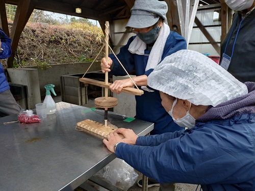まいきり式体験の様子2
