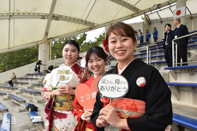 式典会場で撮影したスナップ写真1