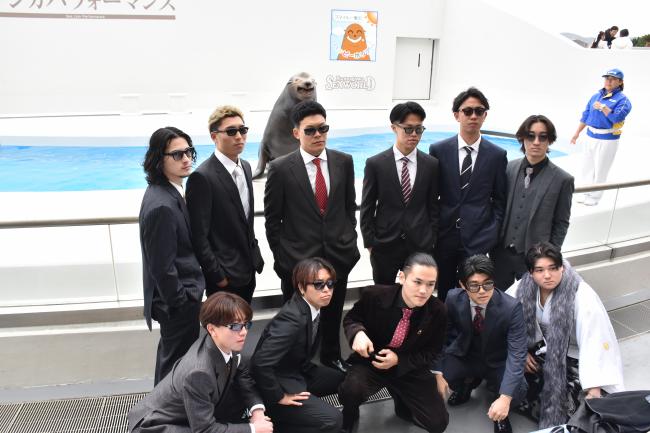 アシカとの記念撮影16