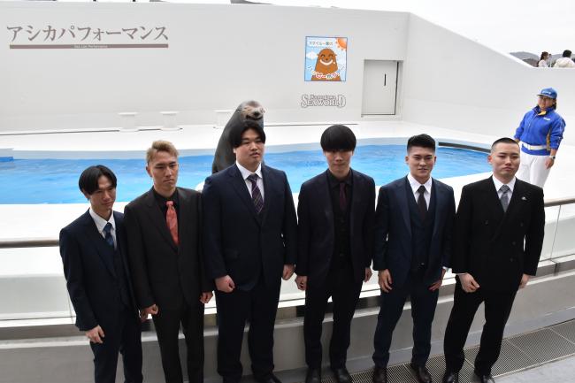 アシカとの記念撮影21