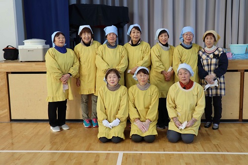 ご協力いただいた菜の花グループの方々