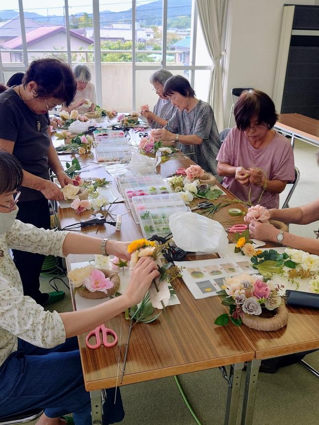 アートフラワー体験教室写真３