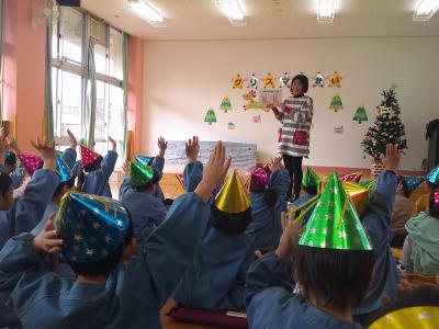 クリスマスのクイズをしたよ（クリスマス会）